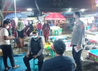 Bentuk Peduli Polresta Tangerang, Polsek Tigaraksa Dorong Warga Tertib Prokes