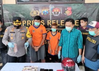 Reskrim Polsek Gayungan Surabaya Ringkus Rampok Dengan Senjata Pistol Mainan