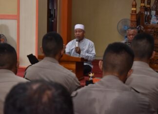 Tingkatkan Keimanan Polres Tanah Laut Lakukan Bimbingan Rohani